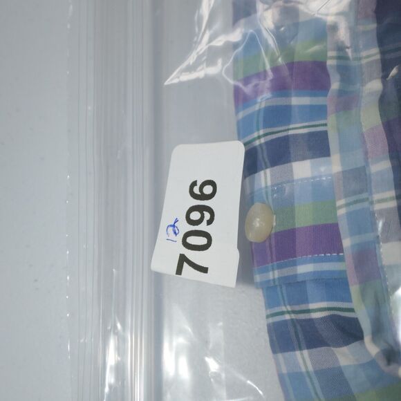 Vineyard Vines by Shep Ian Button Down Shirt Mens L Purple Slim Fit 100% Cotton - Picture 14 of 14